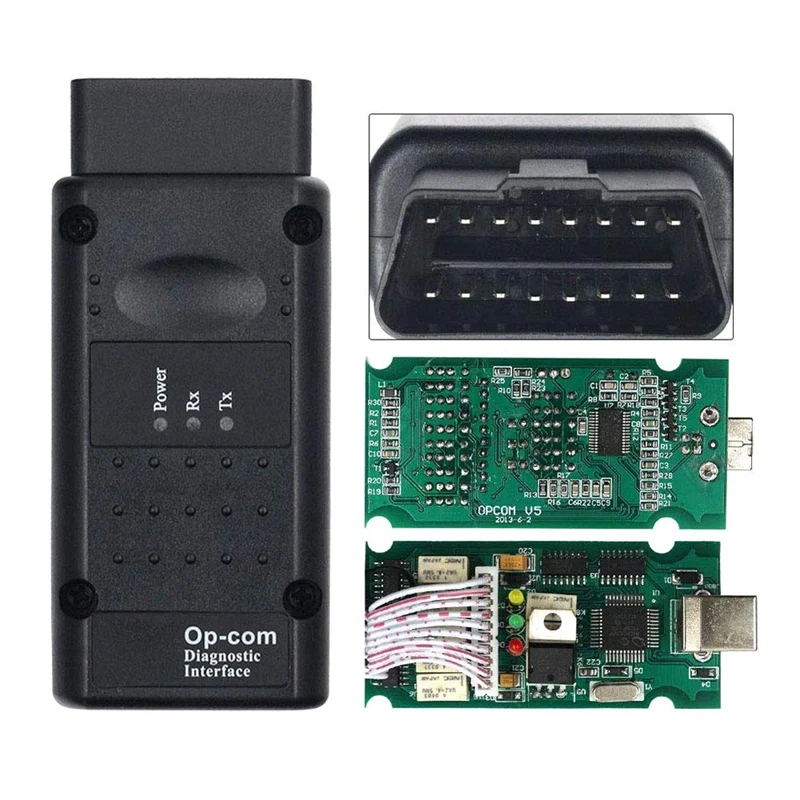 Диагностический инструмент для Opel Op Com Op-Com Pic18F458 прошивка Opcom V1.99