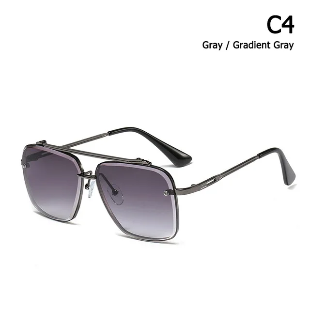 Роскошный фирменный дизайн; модные классические Mach Six Стиль солнечные очки с градиентными линзами Для мужчин Винтаж, фирменный дизайн, солнцезащитные очки Oculos De Sol masculino - Цвет линз: 95527 C4