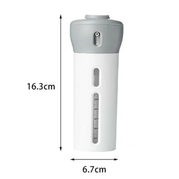 Недавно 4-в-1 бутылка для многоразового использования лосьон шампунь гель диспенсер для путешествий Портативный герметичные поворотный бутылки MK