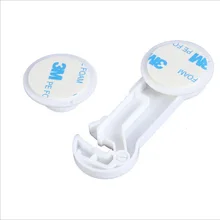 Детская безопасная дверная Блокировка для шкафа, детская Пряжка, безопасный замок, анти-защемление, ручной замок на холодильник, Детская безопасная защита