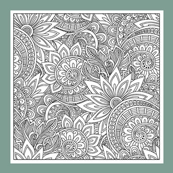 

ZATWBS kaleidoscope Clear Stamps For DIY Scrapbooking/Card Making/Album Decorative Rubber Stamp Crafts
