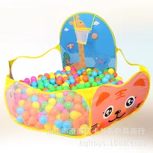 Стрельба волна мяч бассейн Крытый Детская игрушка палатка дом детский океан мяч бассейн игровой дом желтый олень