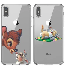 Прозрачный Мягкий Силиконовый ТПУ чехол для телефона Piglet Bambi для iphone 11 Pro Max 5S SE 6 6S Plus XR XS MAX 7 8 Plus