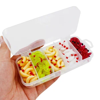 Soft Grub & Worm Bait Set 1