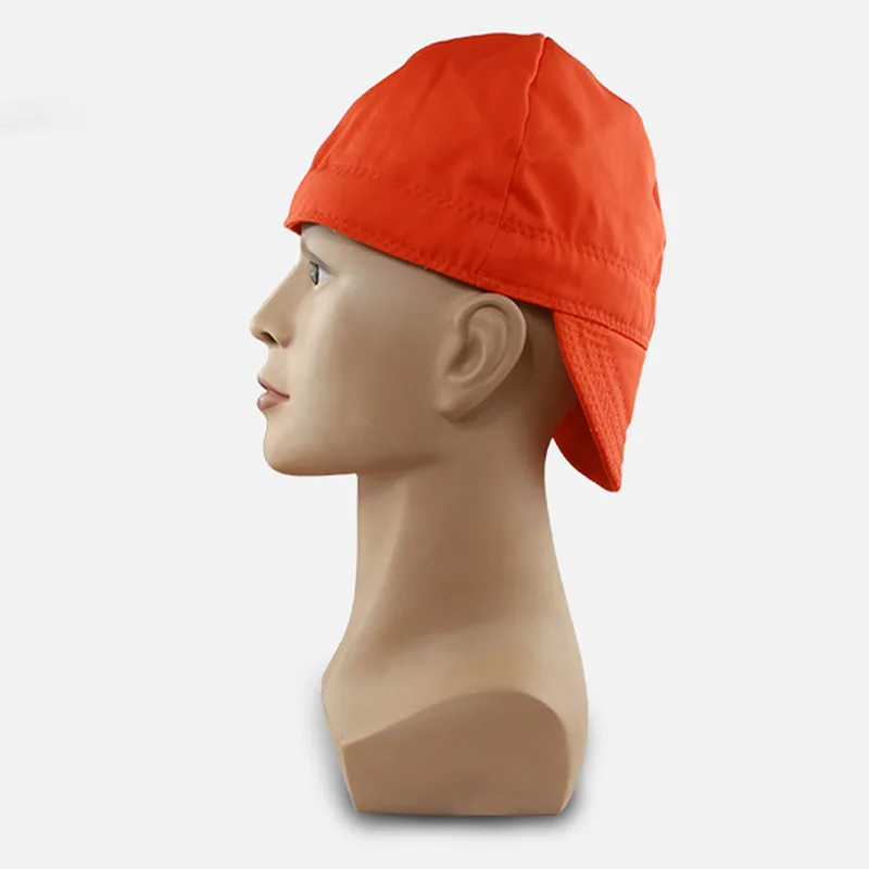 Flame-retardant safety helmet labor safety protection welding dust-proof hat fire-retardant sail cap insulation Breathable