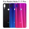For Xiaomi Redmi Note 7 Pro Back Battery Cover Redmi 7 Note7 Rear Housing Door Glass Panel Case for Redmi Note 7 Battery Cover ► Photo 2/6