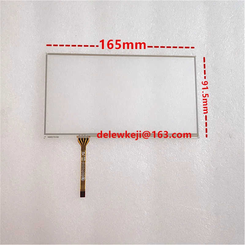 1 Pezzo 7 Pollici 4 Pin 165*92Mm 165*91.5Mm Vetro Touch Screen Pannello Digitalizzatore Lente