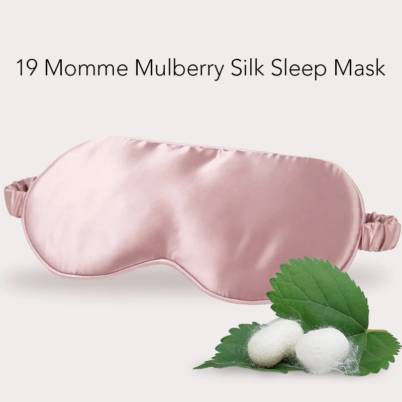 100% Mulberry Silk Sleep Mask for Man and Woman Eye Cover Large Blindfold for Total Blackout Size 20X8.5cm mulberry silk sleep mask