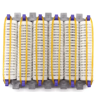 

24Pcs/Set Salon Nylon Hook & Loop Hair Rollers Set Hair Root Perm Rods Bars Curlers with Clips & Rubber Bands