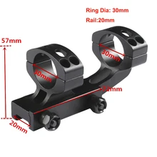 30 мм двойное кольцо прицел крепление консольное смещение рельс расширенный 20 мм Вивер Пикатинни