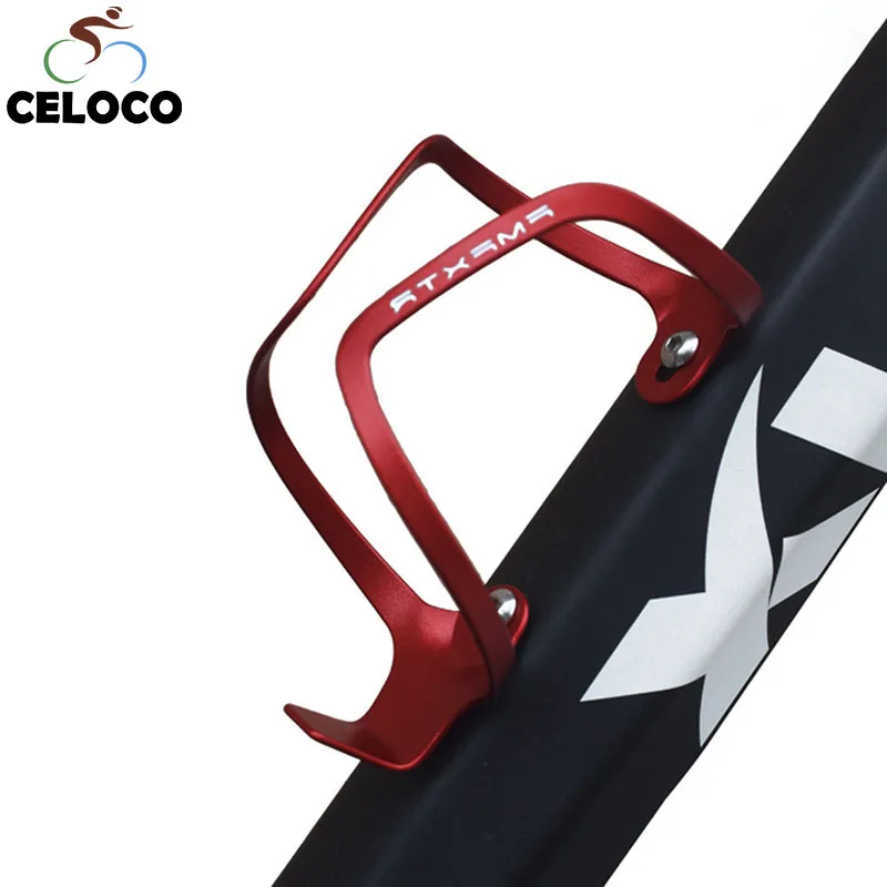 Aluminium Alloy Bicycle Water Bottle Holder Ultra Light Cycling Road Bike Drink Water Cup Bottle Cage Rack Bicycle Accessories bicycle water bottle cage bicycle bottle holder water bottle holder
