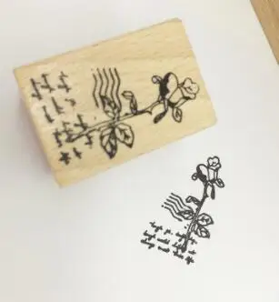 1 шт./лот прекрасный цветочный альбом для штампов DIY Фотоальбом деревянные резиновые штампы для скрапбукинга канцелярские товары - Цвет: 06