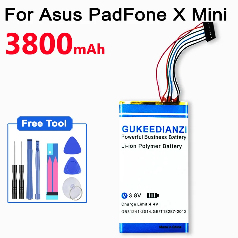 GUKEEDIANZI батарея мобильного телефона C11P1407 для Asus PadFone X Mini станция S416 3800mAh сменные батареи