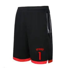 SYNSLOVE звезда сплошной цвет № 1 тренировочный Трейси Макгрейди Баскетбол Бег спортивные Шорты свободные платья для детей и взрослых, размера плюс с двумя карманами