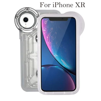 

Case For iPhone XR XS Max Swimming Diving Phone Case Cover 2019 Newest Waterproof Mobile Phone Housing 1pc