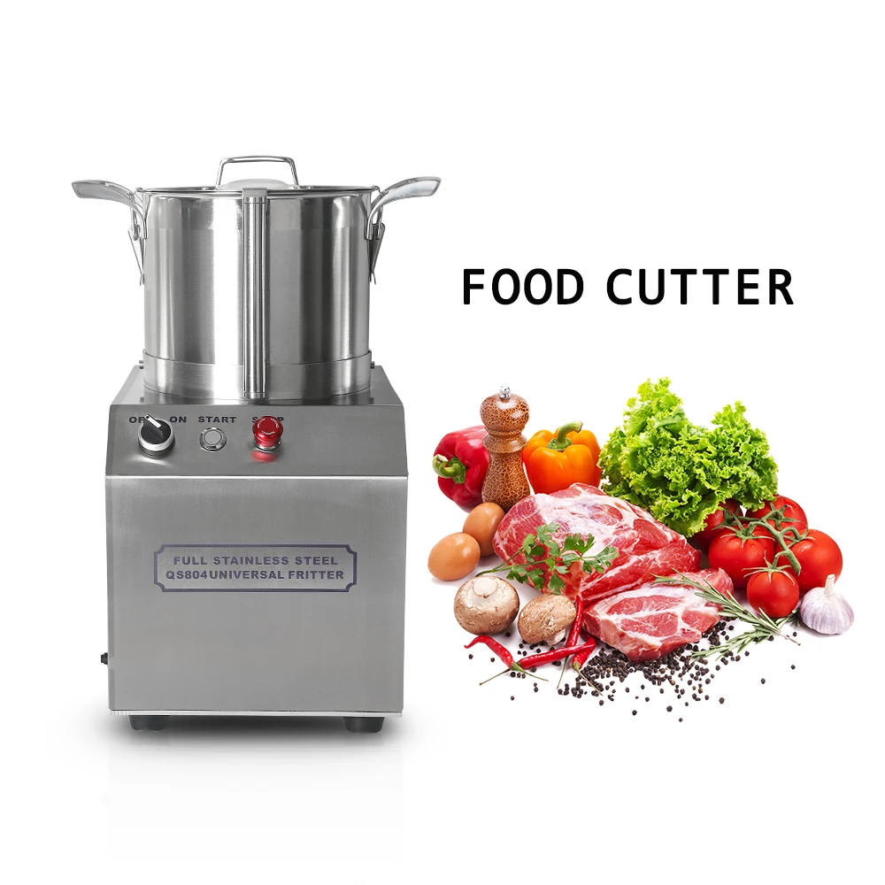 

4L Heavy Duty Food Cutter High Speed Electric Slicer Machine for Vegetable Grain Meat Chopper Kitchen Grinder Blender Processor