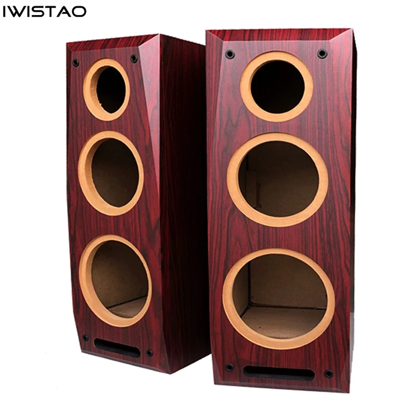 IWISTAO 3 Way Speaker Empty Cabinet Passive