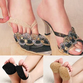 

Forefoot Invisible Pads Pain Relief Orthotics Foot Massage Anti-slip Protector Comfy Ladies High Heeled Shoes Half Yard Pads