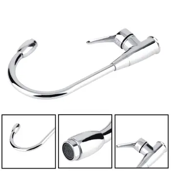 

Alloy Chromed Hot/Cold Mixer Water Tap Basin Kitchen Bathroom Wash Faucet