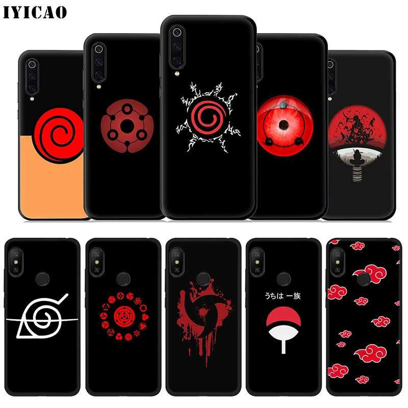 IYICAO Аниме Наруто логотип мягкий Чехол для Xiaomi Mi A3 A2 A1 10 9T CC9E CC9 9 8 6 Se Lite F1 5X 6X MiA1 MiA2 MiA3