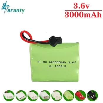 

(M Model ) 3.6v 3000mah NiMH Battery For Rc toys Car Tanks Trains Robot Boat Gun Ni-MH AA 2400mah 3.6v Rechargeable Battery