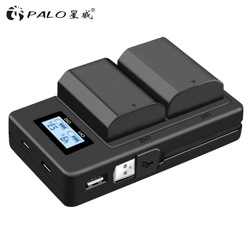 PALO 1-4 NP-FZ100 NPFZ100 NP FZ100 2280mAh 7.2V / USB fast smart charger for Sony NP-FZ100 BC-QZ1 sony a9 a7R III a7 III ILCE-9