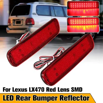 

2PCS LED Rear Bumper Light Fog Reflector Light Tail Brake Stop Lamp for Toyota Land Cruiser for Lexus LX470