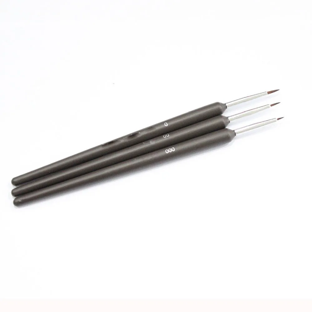 Edible Pigment Pens 3Pcs/Set Food Coloring Pen Dyes Set Cake Paint Brush Set Professional Nylon Hook Line Pen Sugarcraft Dessert Decorating Tools
