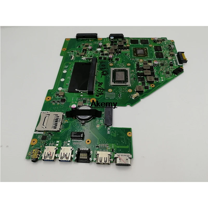X550IU RX460/4G видеокарта+ DDR4-FX-9830P процессор 8 ГБ ОЗУ Ноутбук Материнская плата Asus X550I X550IK X550IU ноутбук материнская плата