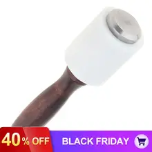 360 г прочные резиновые режущие инструменты, молоток, кожаный перфоратор, ручной инструмент для штамповки с деревянной ручкой