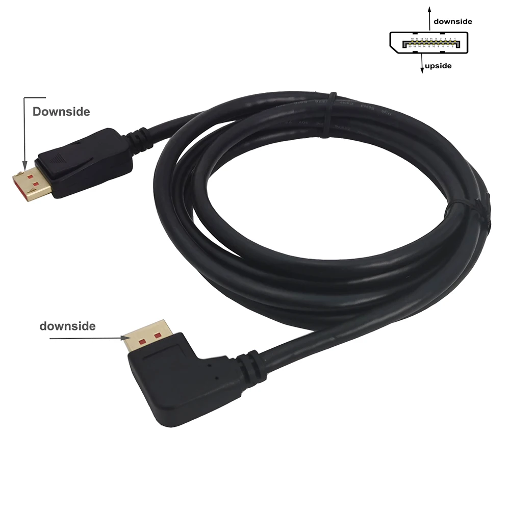 Adoreen Cavo DisplayPort 1.4 8K 3,5m – Collegamento Veloce Per Monitor Gaming (8K@60Hz, 4K@144Hz, 32.4Gbps)