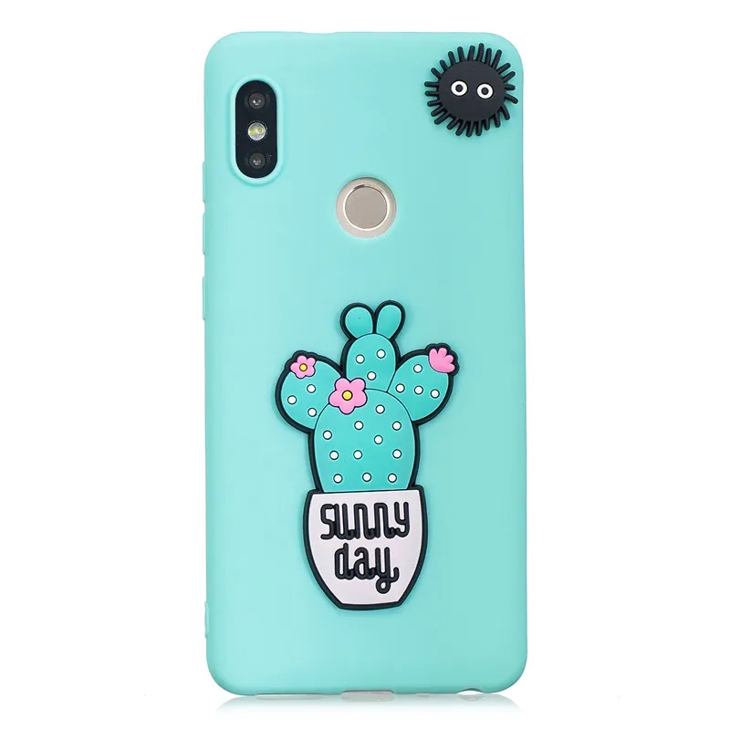 A 3D Единорог кактуса мягкий TPU чехол для Xiaomi mi A3 A1 A2 Lite mi 9T Red mi Примечание 8 7 6 5 K20 Pro 4 4X 5A 6A 4X S2 Red mi 7 Чехол - Цвет: A
