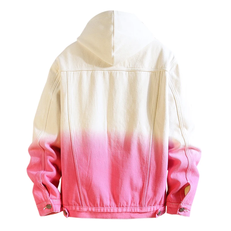 Зимние мужские флисовые куртки Мужская теплая джинсовая куртка Tie Dye плотные