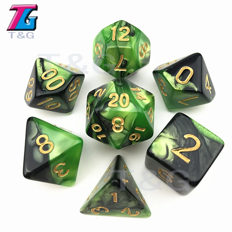 Purple & Blue Dice DND Die Toys For Adults Kids Plastic Cubes Special Birthday Gift|dice dnd|blue dicedice toys |