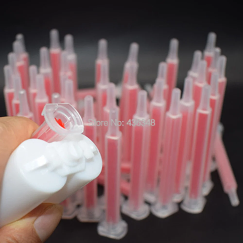 

250 шт. 1:1 2:1 эпоксидная клейкая статическая смешивающая насадка эпоксидные смолы AB клеевые дозирующие насадки для миксера 16 элементов