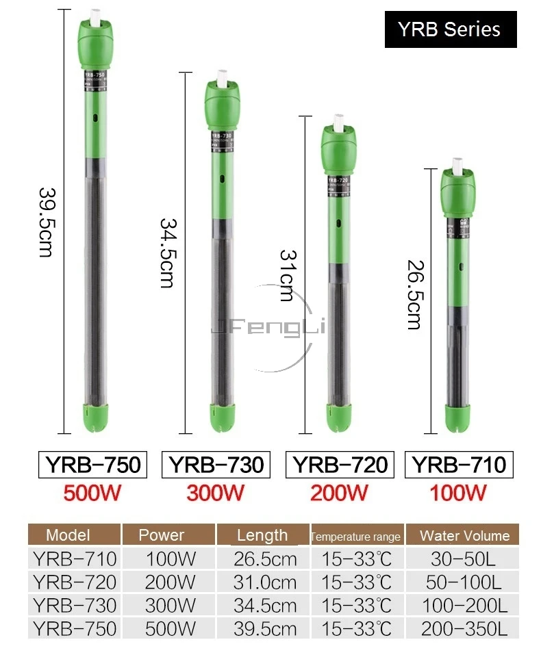 SUNSUN JRB YRB нагреватель аквариума Подогрев автоматическая постоянная температура взрывозащищенный черепаховый цилиндр обогреватель для аквариума