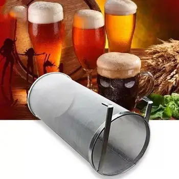 

Yonntech Brewing Hop Filter Stainless Steel Mesh Spider 300 Micron Beer Fliter with Hook for Home