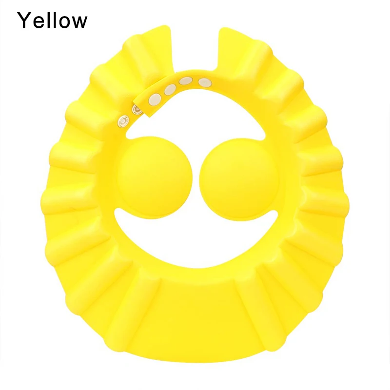 1Pc Brand New Creative Solid Waterproof Shower Cap Adjustable Earmuffs Shampoo Cap Useful Children's Bath Waterproof Shower Cap - Цвет: Y
