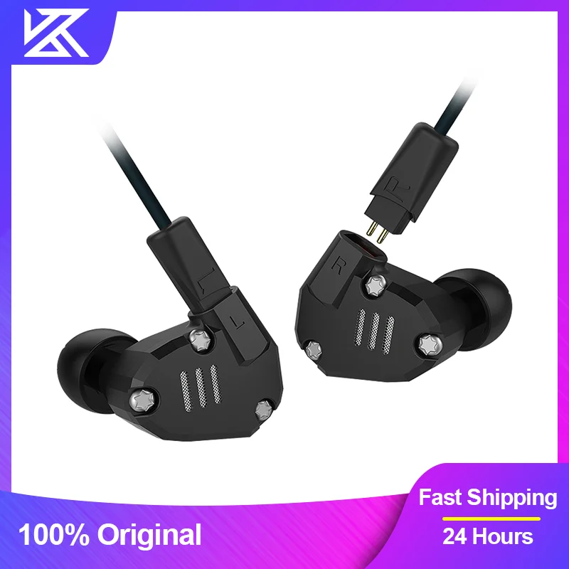 KZ ZS6 8 наушники для водителей 2DD + 2BA гибридные наушники-вкладыши HIFI стерео