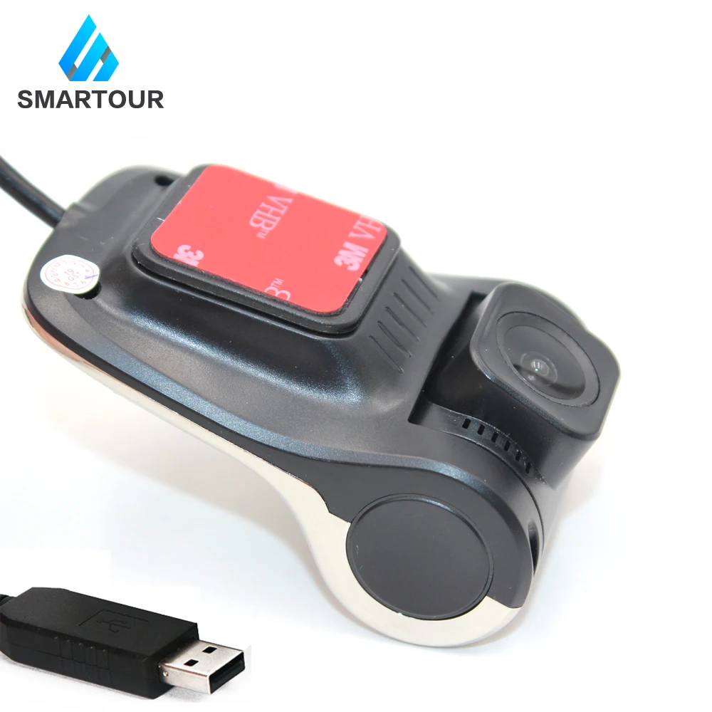 Smartour Full HD Автомобильный видеорегистратор USB скрытый рекордер вождения dvr Автомобильный рекордер градусов широкоугольная камера ADAS