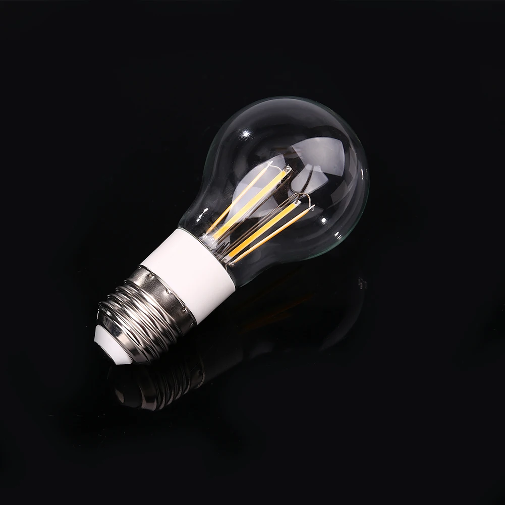 E27 AC/DC12V 4 Вт лампа edison Стекло прозрачный светильник лампа