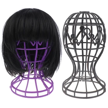

Wig Stands Hat Cap Holder Storage Rack Wigs Support Dryer Tool Foldable Wig Hair Styling Tool