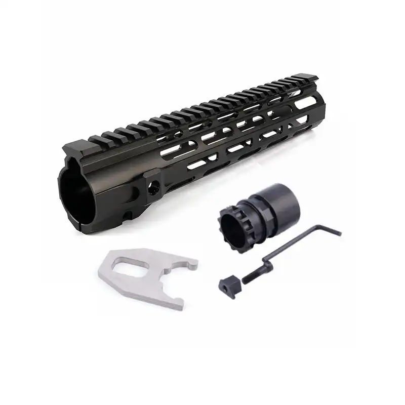 10 Tactical Ar15 Handguard Hunting Free Float Ar Stock Mlok Handguard Scope Mounting System Rail Scope Mounts Accessories Aliexpress