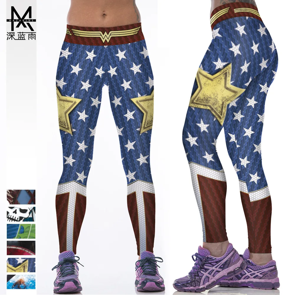 

Hot Selling Rugby Raiders Digital Printing Athletic Pants Women's Outer Wear Running Capri Pants WOMEN'S Dress