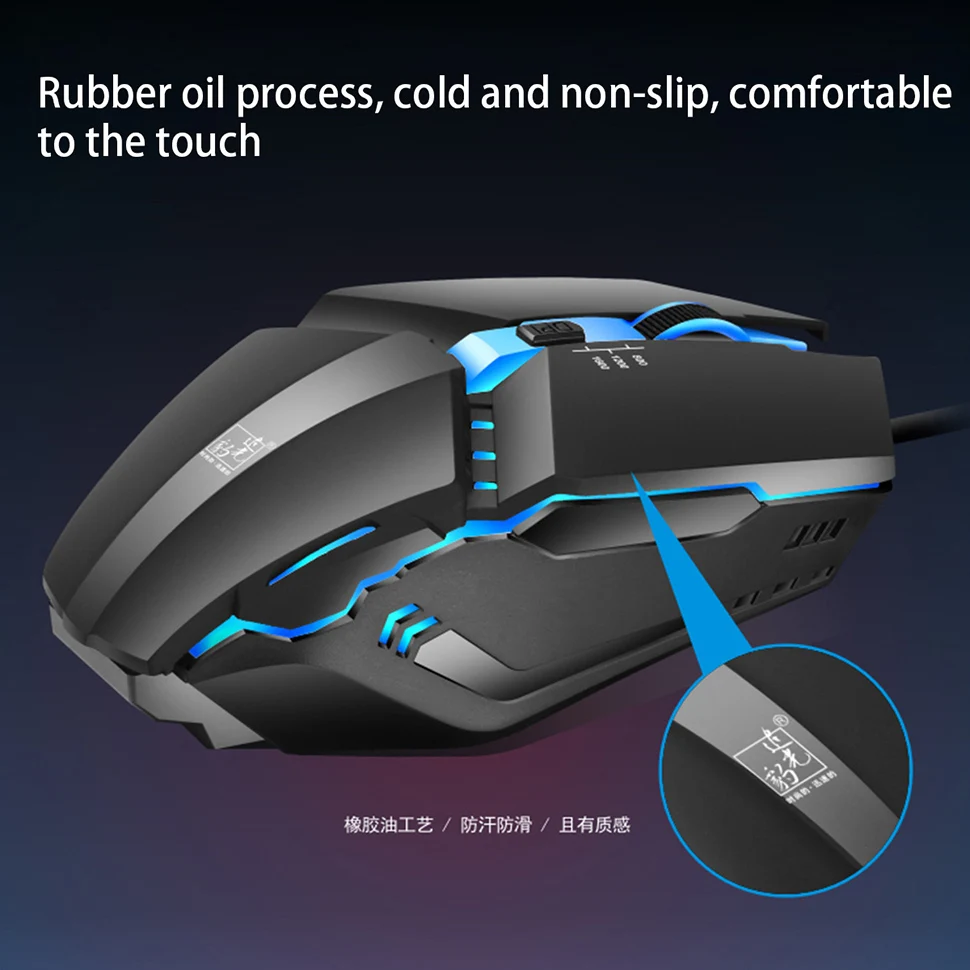 Игровая мышь, цветная подсветка, оптическая проводная мышь, мыши, 3 кнопки, USB Проводная мышка с подсветкой светодиодный компьютерная мышь для ПК и ноутбука
