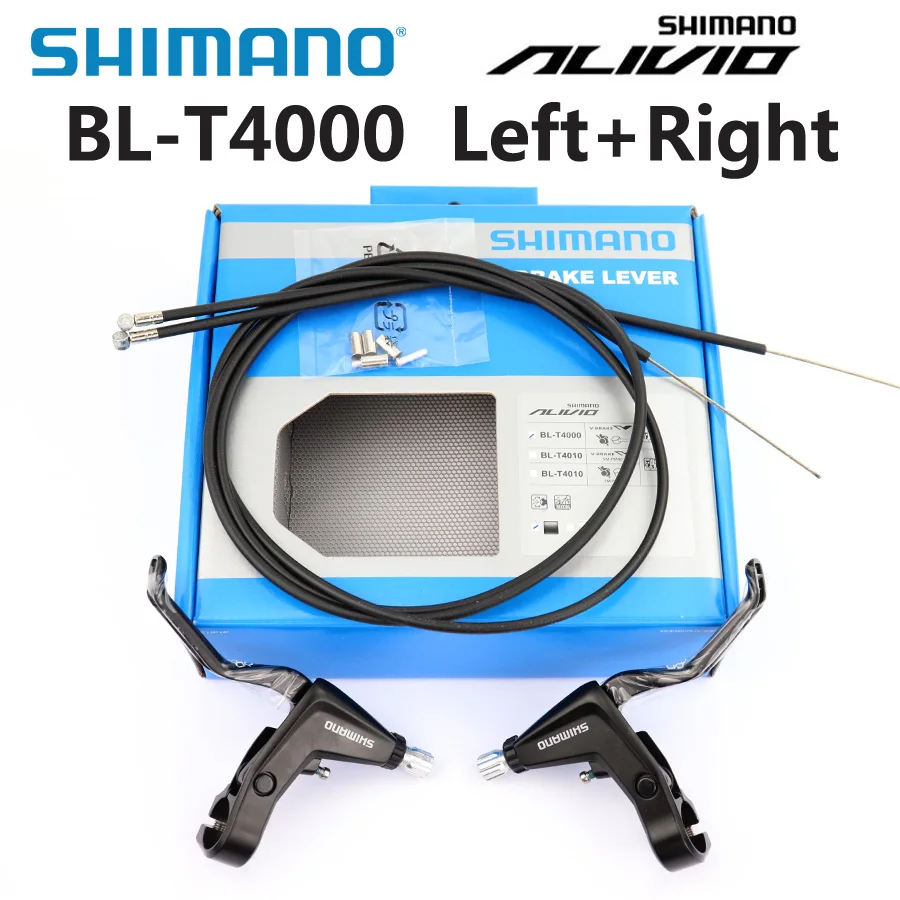 SHIMANO BL-T4000 BL T4000 V-тормозной рычаг 2 пальца тормозной рычаг с анодированным алюминием MTB рычаг Shimano оригинальные запчасти для велосипеда