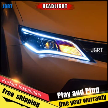 

Car Style LED headlights for Toyota RAV4 2003-2009 for RAV4 head lamp LED Lens Double Beam H7 HID Xenon bi xenon lens