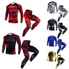 Новинка, мужское термобелье, быстрое сжатие, комплект нижнего белья, быстрое высыхание, мужской костюм, одежда, теплое мужское тепловое термобелье для тренировок, велоспорта