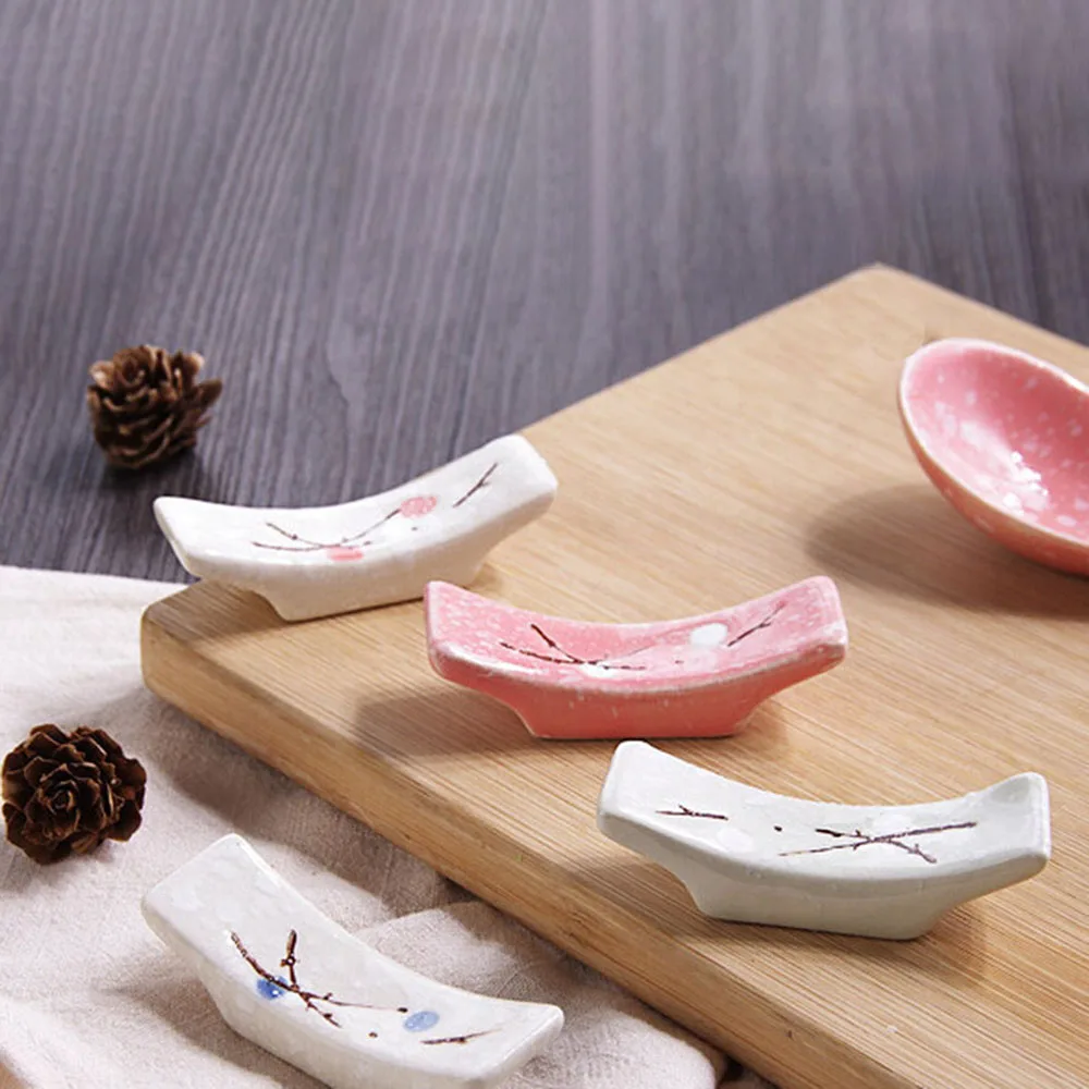 Горячая Новинка 1 шт. керамический дизайн снежинки японские кухонные палочки для еды Подушка палочка для еды держатель для палочек для отдыха кухонная посуда