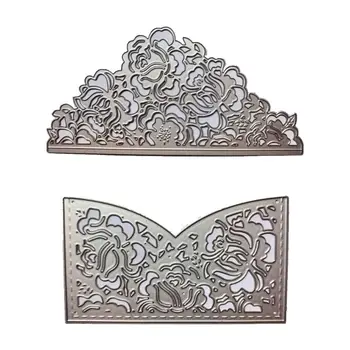 

Rose Cover Metal Cutting Dies Stencil Scrapbooking DIY Album Stamp Paper Emboss